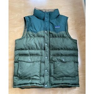 Patagonia Men's Slingshot Down Vest - Olive